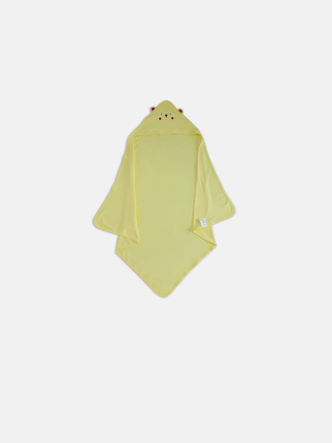 

Pantaloons Baby Girls Yellow & White Printed Cotton Bath Towel