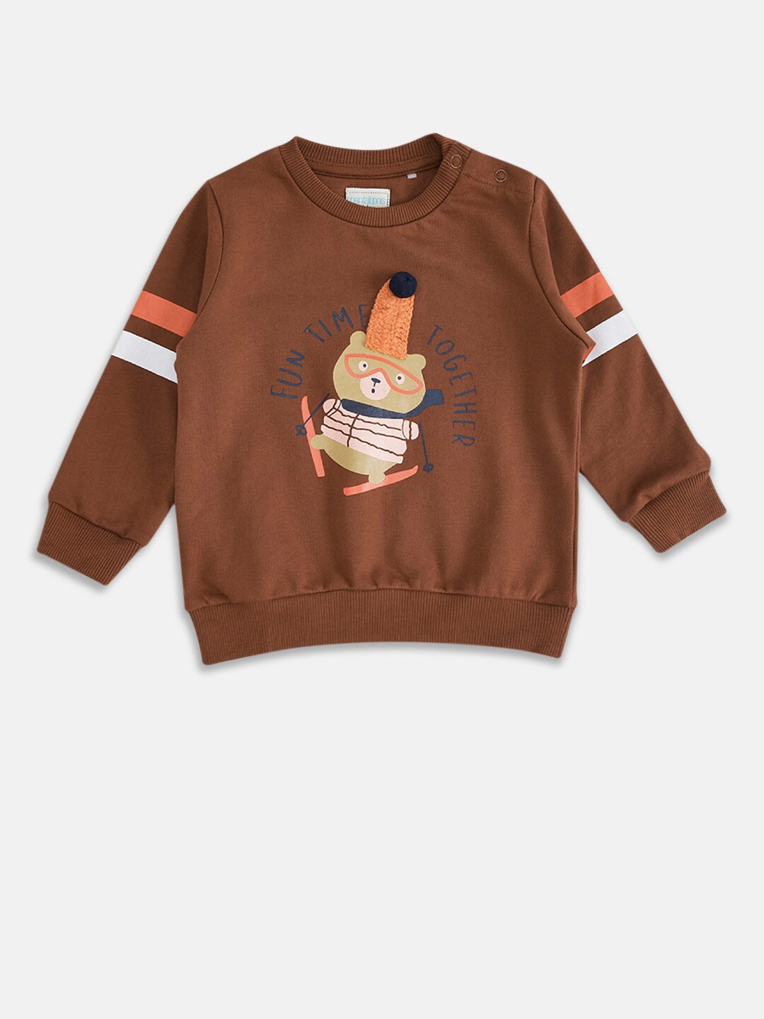 

Pantaloons Baby Boys Brown Sweatshirt