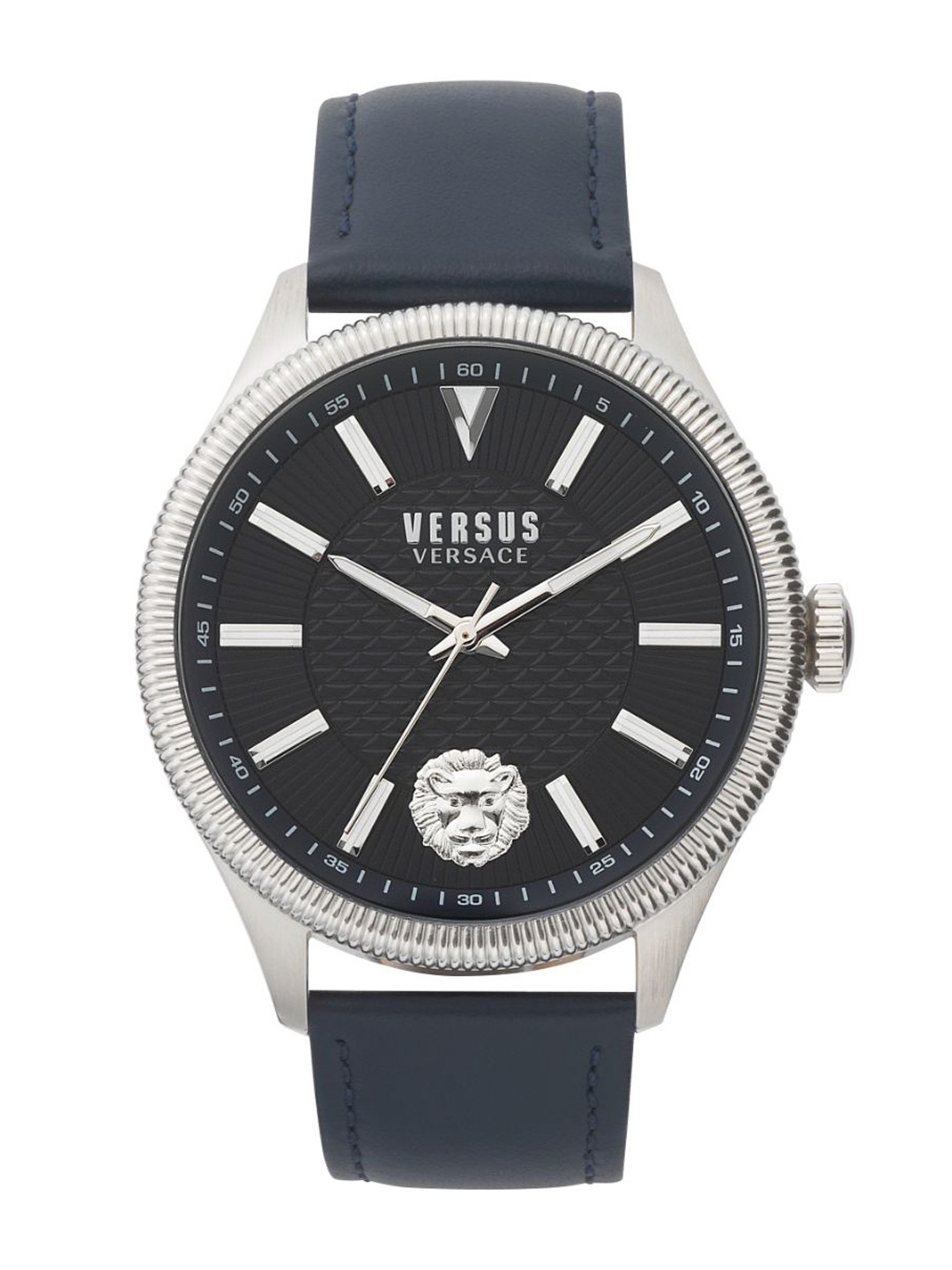 

Versus Men Black Brass Dial & Blue Leather Straps Analogue Watch-VSPHI0120