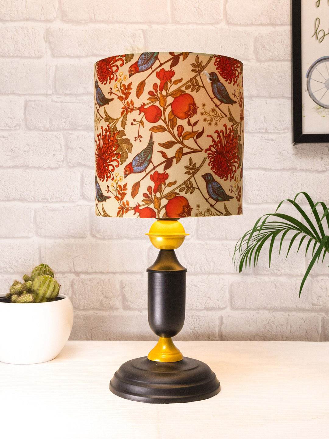 

Homesake Black Printed Bird Shade Table Lamps
