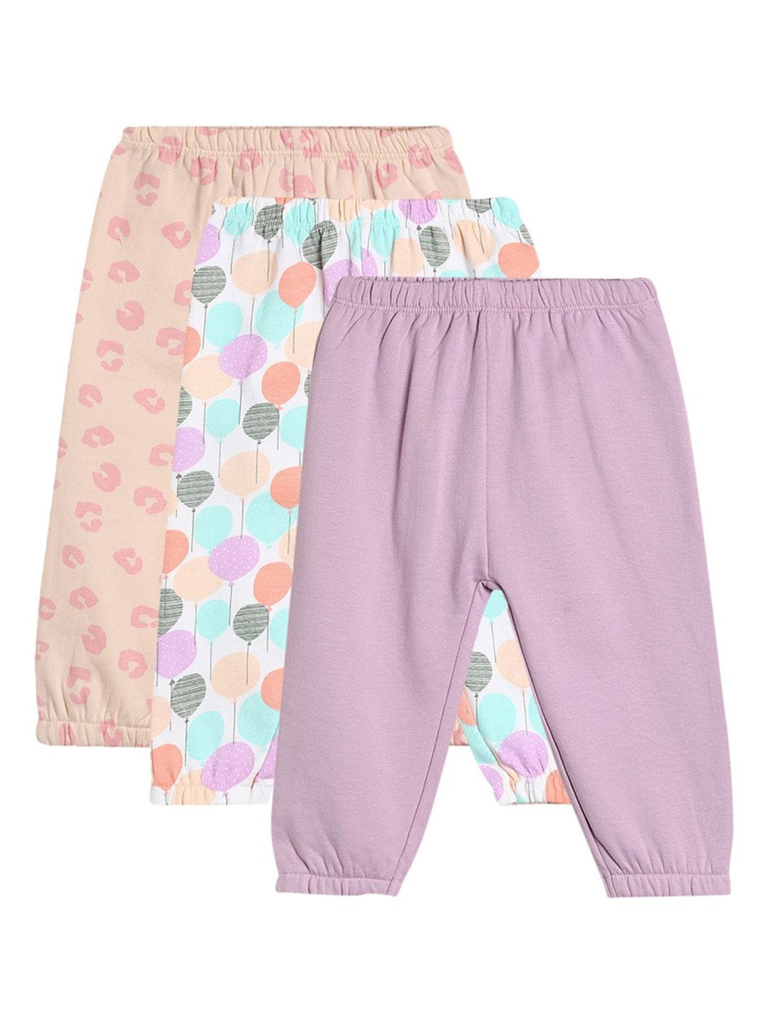 

MINI KLUB Girls Pack of 3 Lounge Pants, Pink