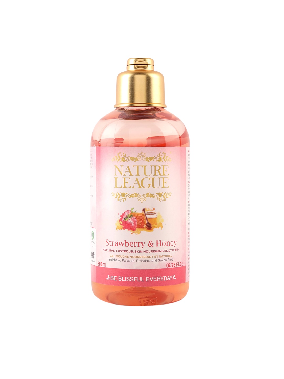 

NATURE LEAGUE Red Strawberry & Honey Bodywash 200ml
