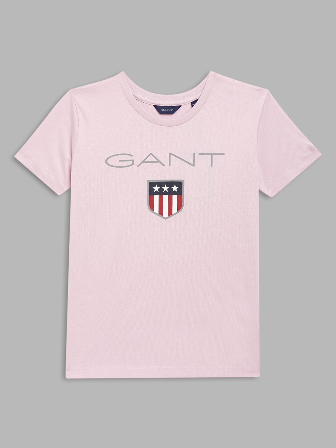 

GANT Boys Purple Typography Printed Applique T-shirt