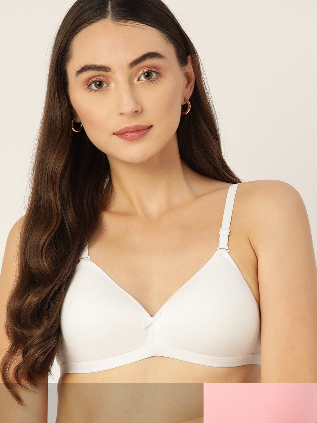 

DressBerry Pack of 2 Lightly Padded Bra, White