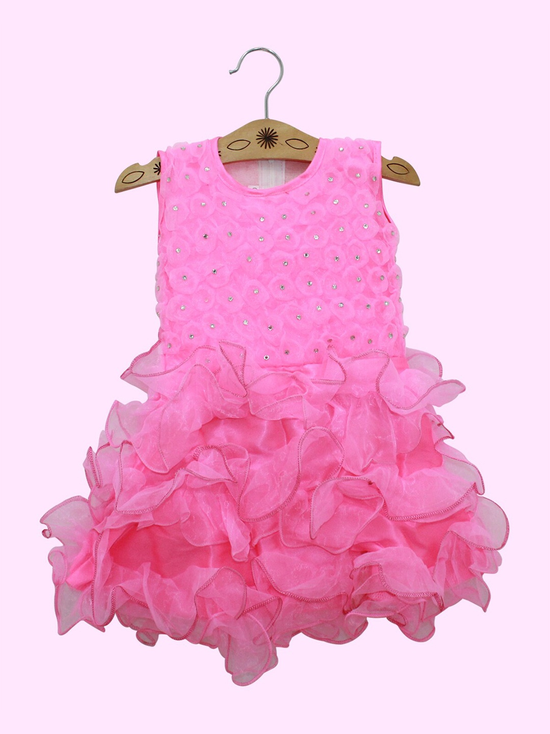 

Born Babies Girls Pink Dress