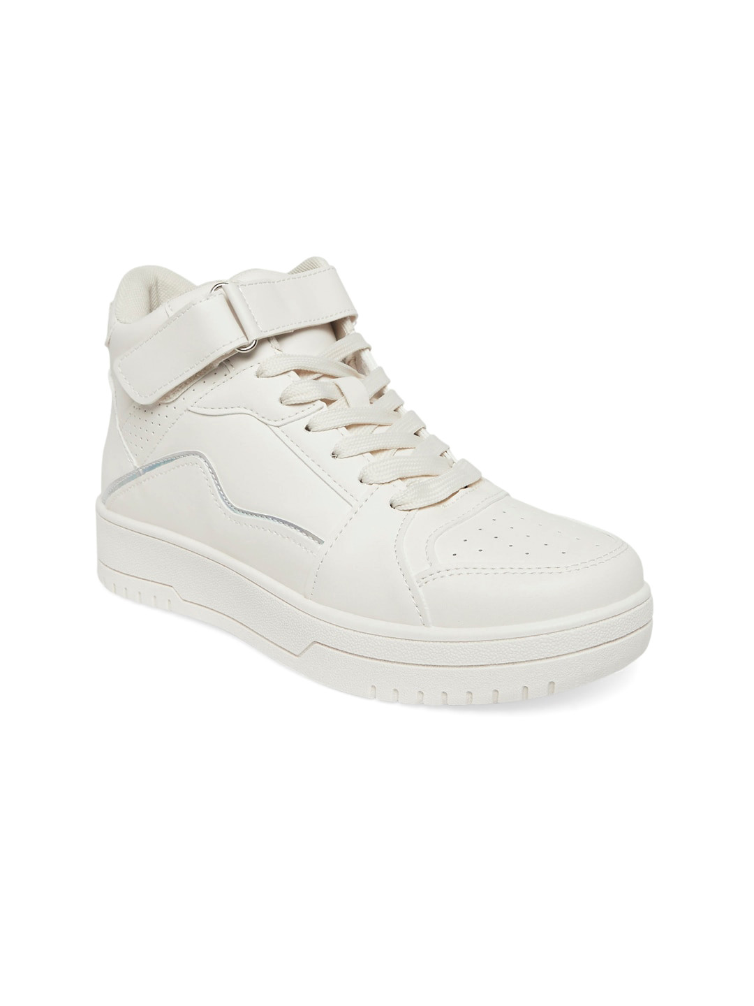 

Forever Glam by Pantaloons Women Beige PU Sneakers