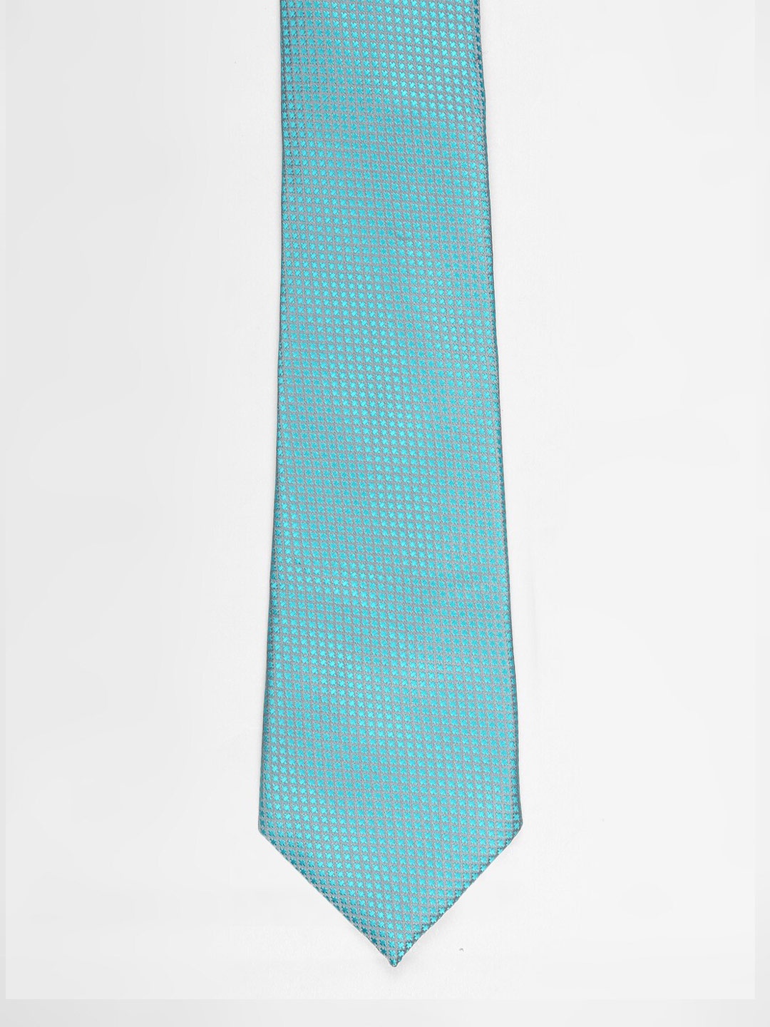 

American Crew Men Blue Woven Design Broad Tie