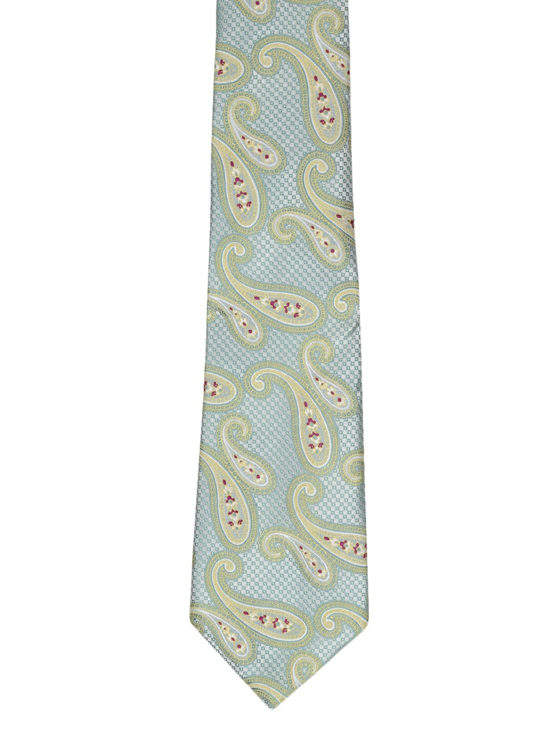 

American Crew Men Grey & Maroon Printed Broad Tie