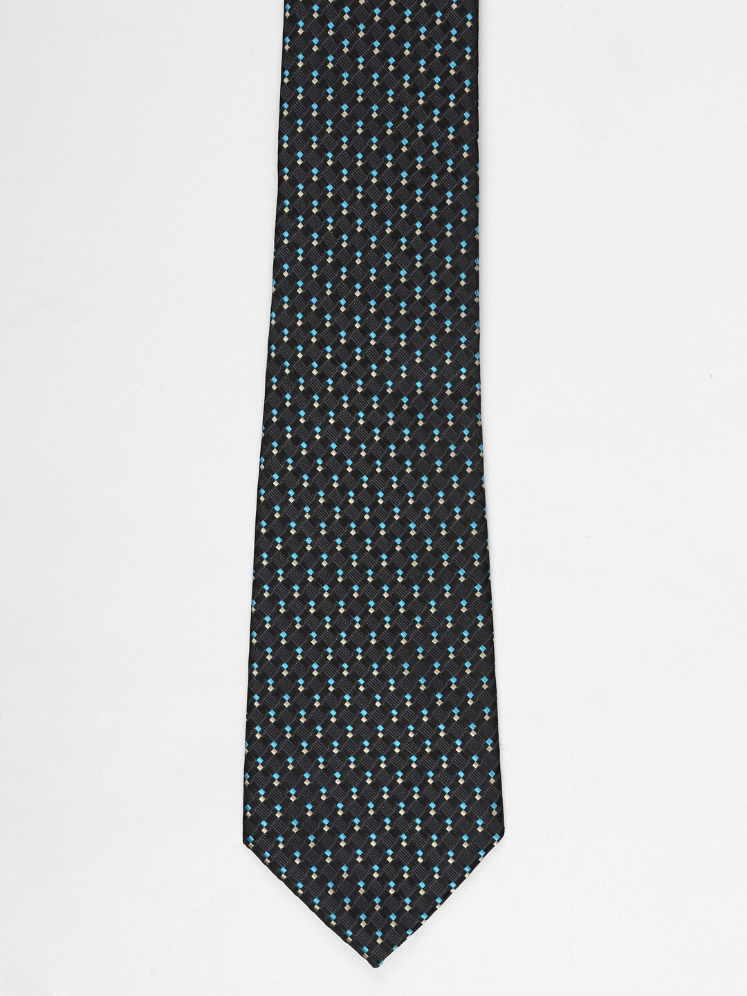 

American Crew Men Green & Blue Printed Broad Tie