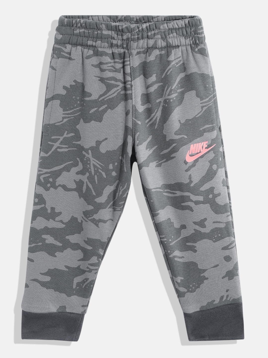 

Nike Boys Grey Club Camouflage Printed Fleece Joggers