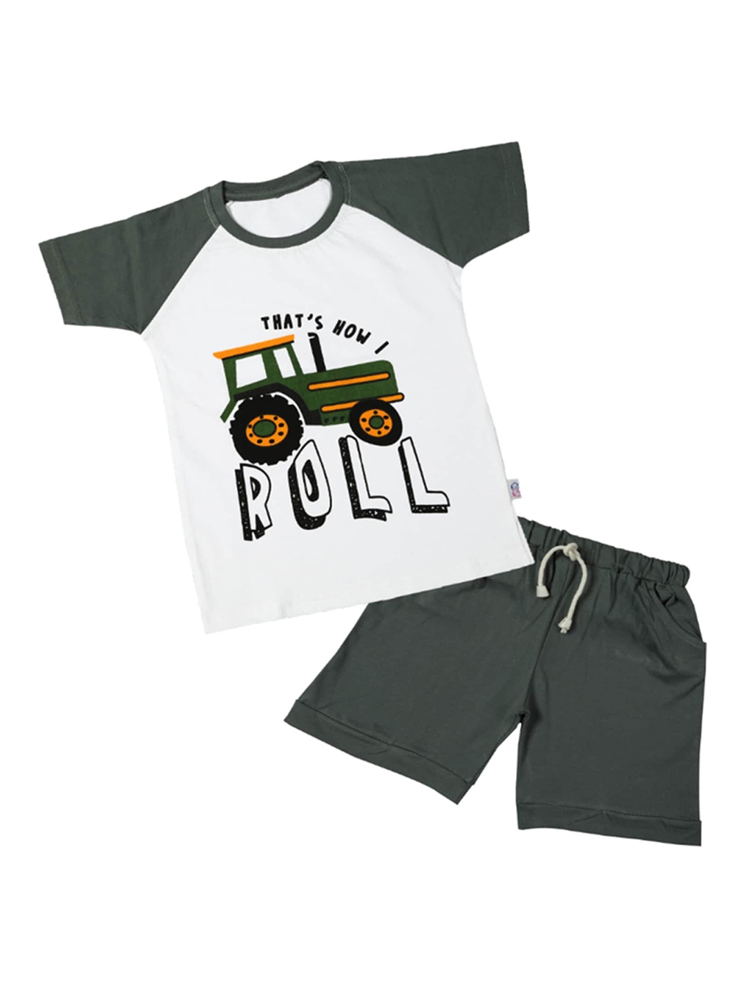 

CATCUB Unisex Kids Grey Clothing Set