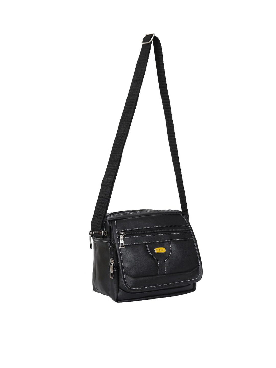 

Blowzy Bags Unisex Black Solid Messenger Bag