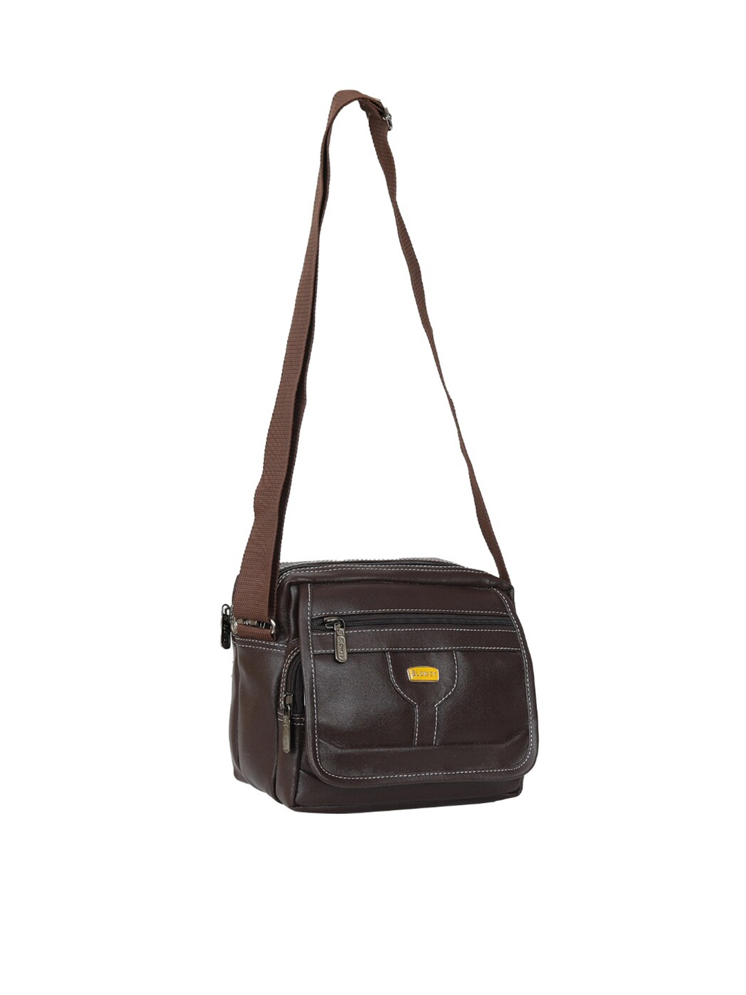 

Blowzy Bags Unisex Brown Messenger Bag