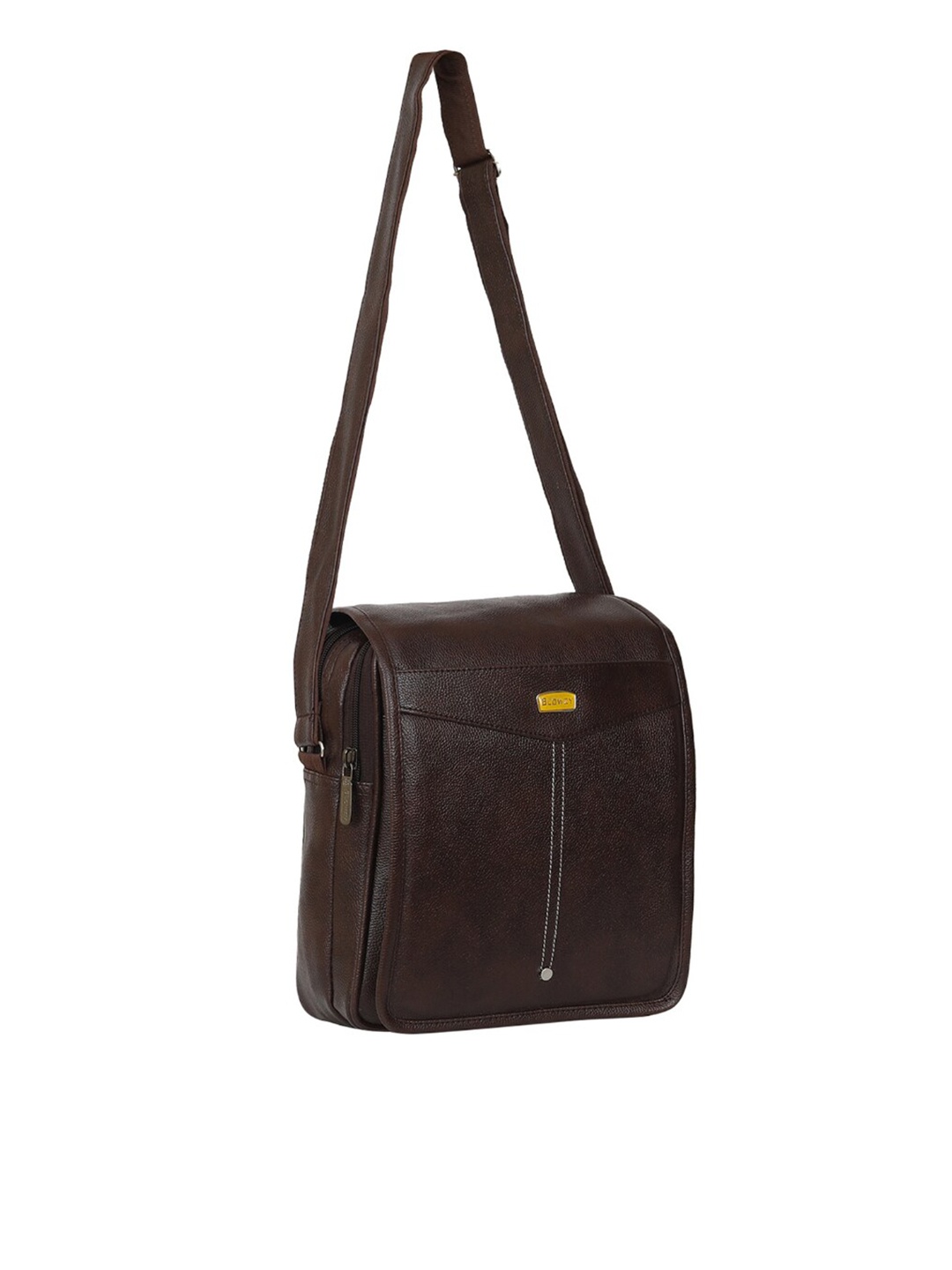 

Blowzy Bags Unisex Brown Messenger Bag
