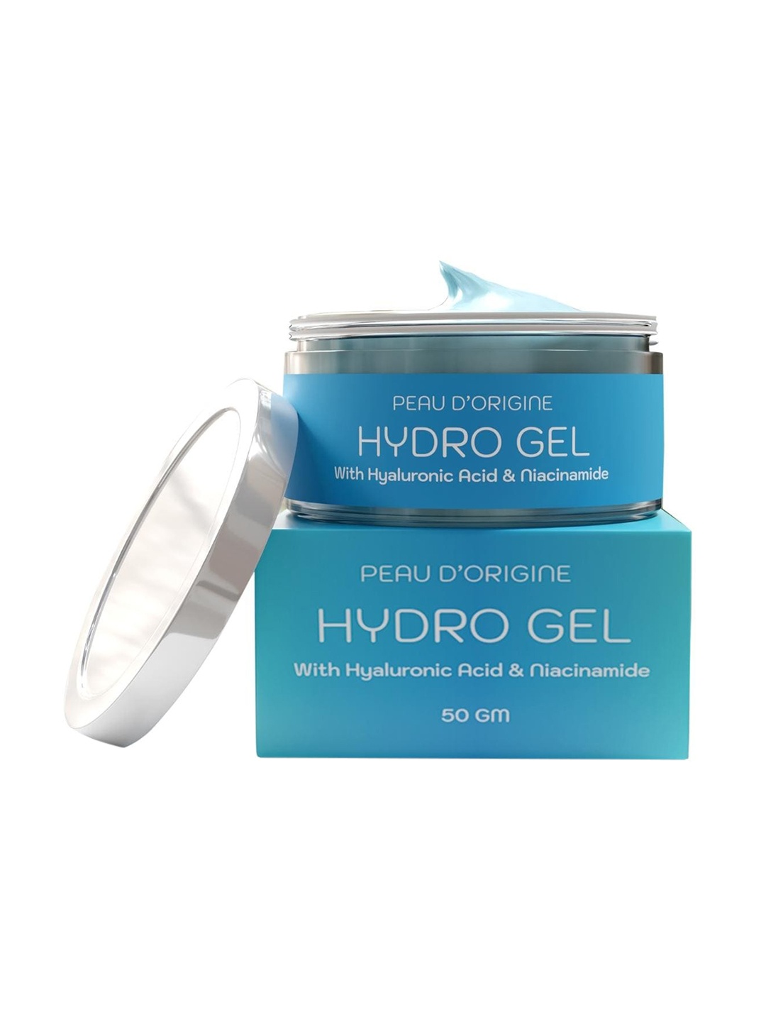 

Peau D'origine Hydro Gel with Hyaluronic Acid & Niacinamide - 50 g, Blue