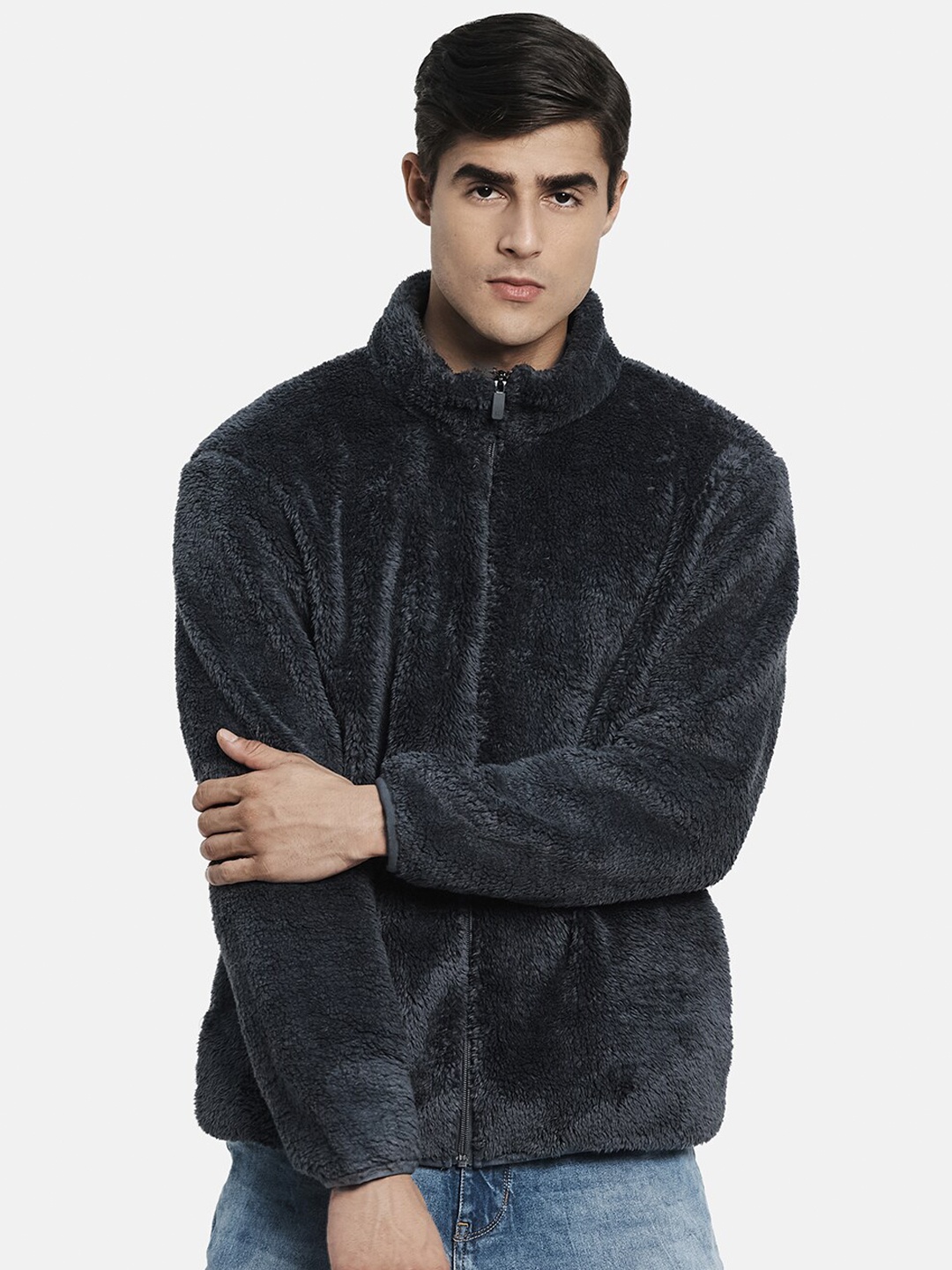 

Octave Men Grey Sweatshirt