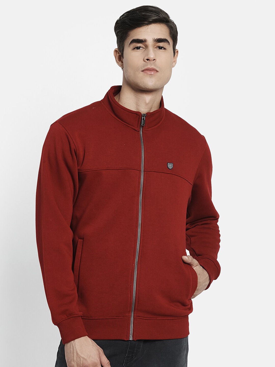 

Octave Men Maroon Sweatshirt