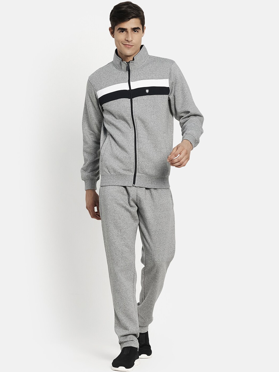 

Octave Men Grey Solid Tracksuits