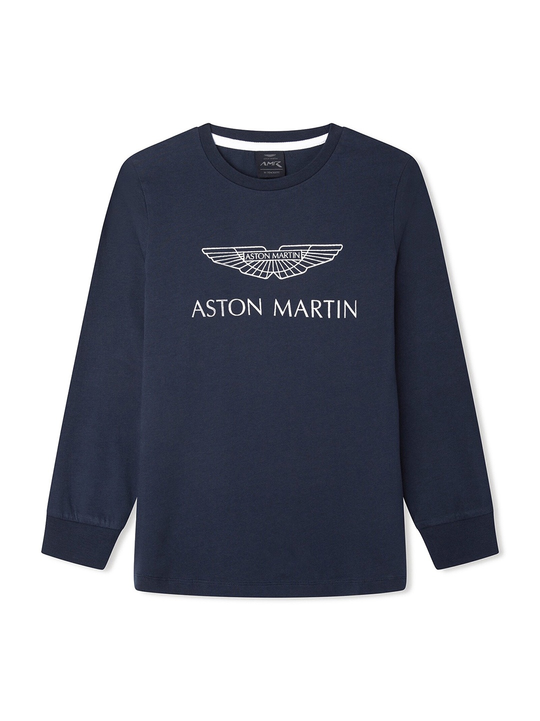

HACKETT LONDON Boys Navy Blue Typography Printed T-shirt
