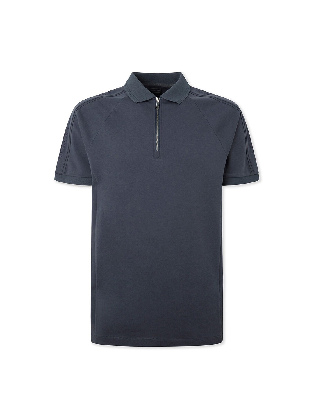 

HACKETT LONDON Men Grey Polo Collar T-shirt