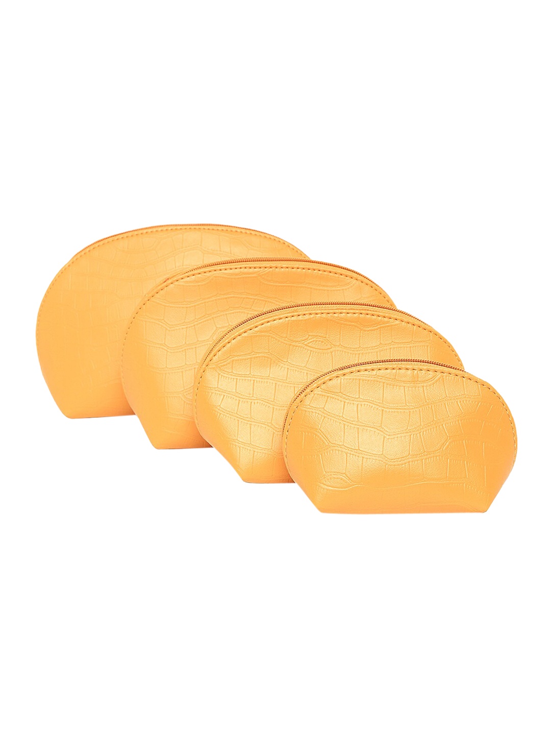 

MBOSS Set of 4 Yellow Textured Leather Toiletry Kit