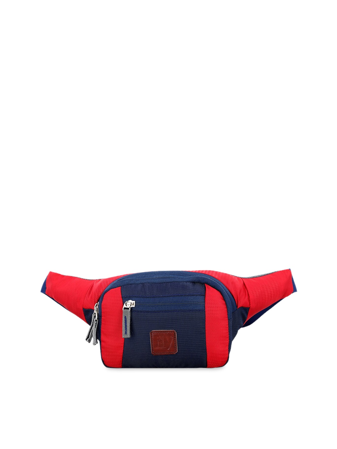 

Fly Fashion Blue & Red Color Blocked Waist Pouch