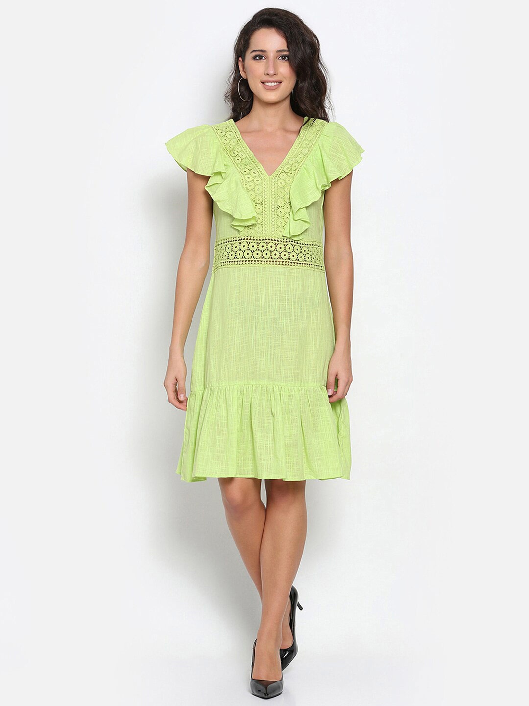 

MARC LOUIS Green Dress