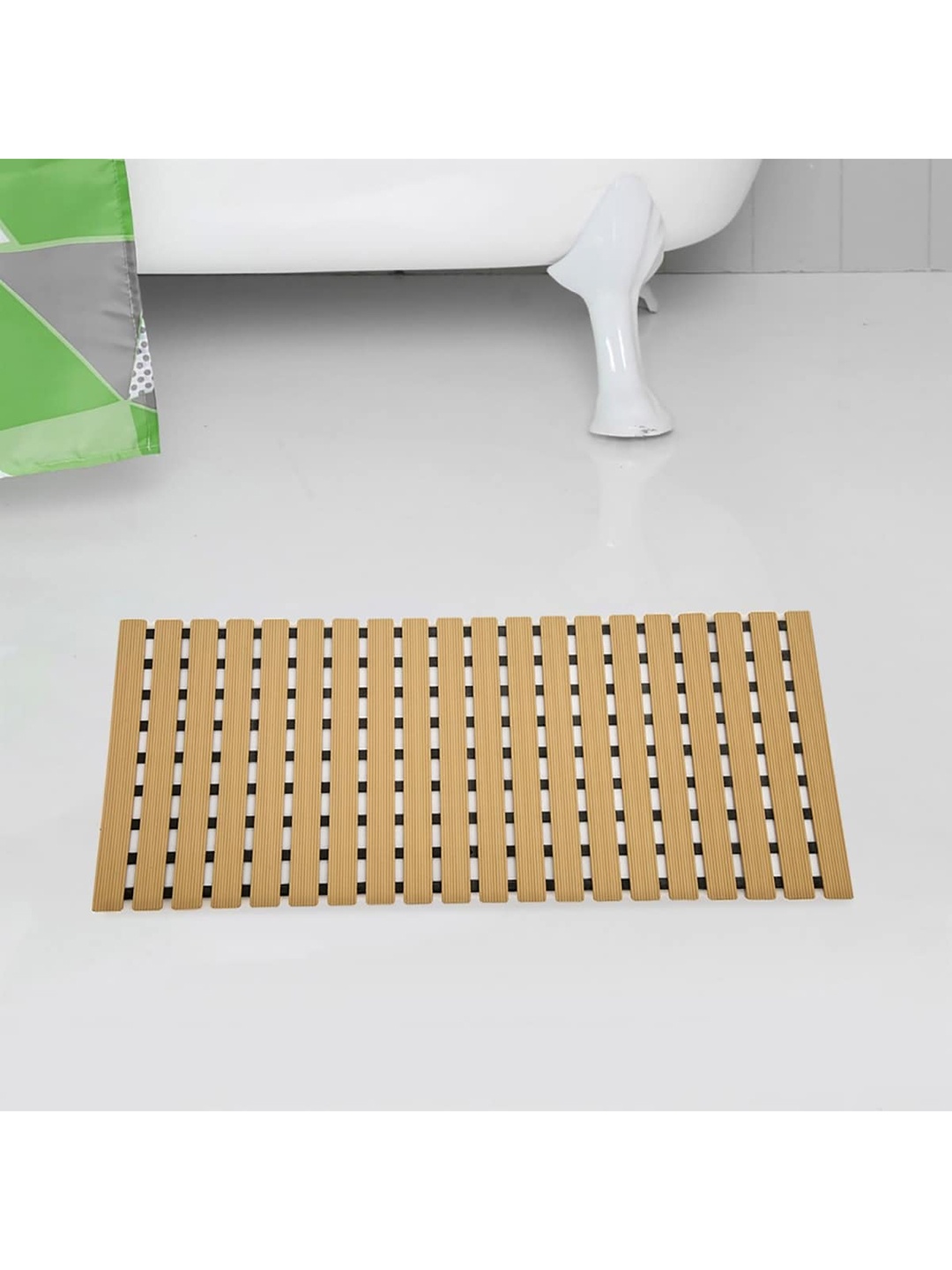 

Home Centre Beige Titania Panel Textured Anti-Slip Shower Mat