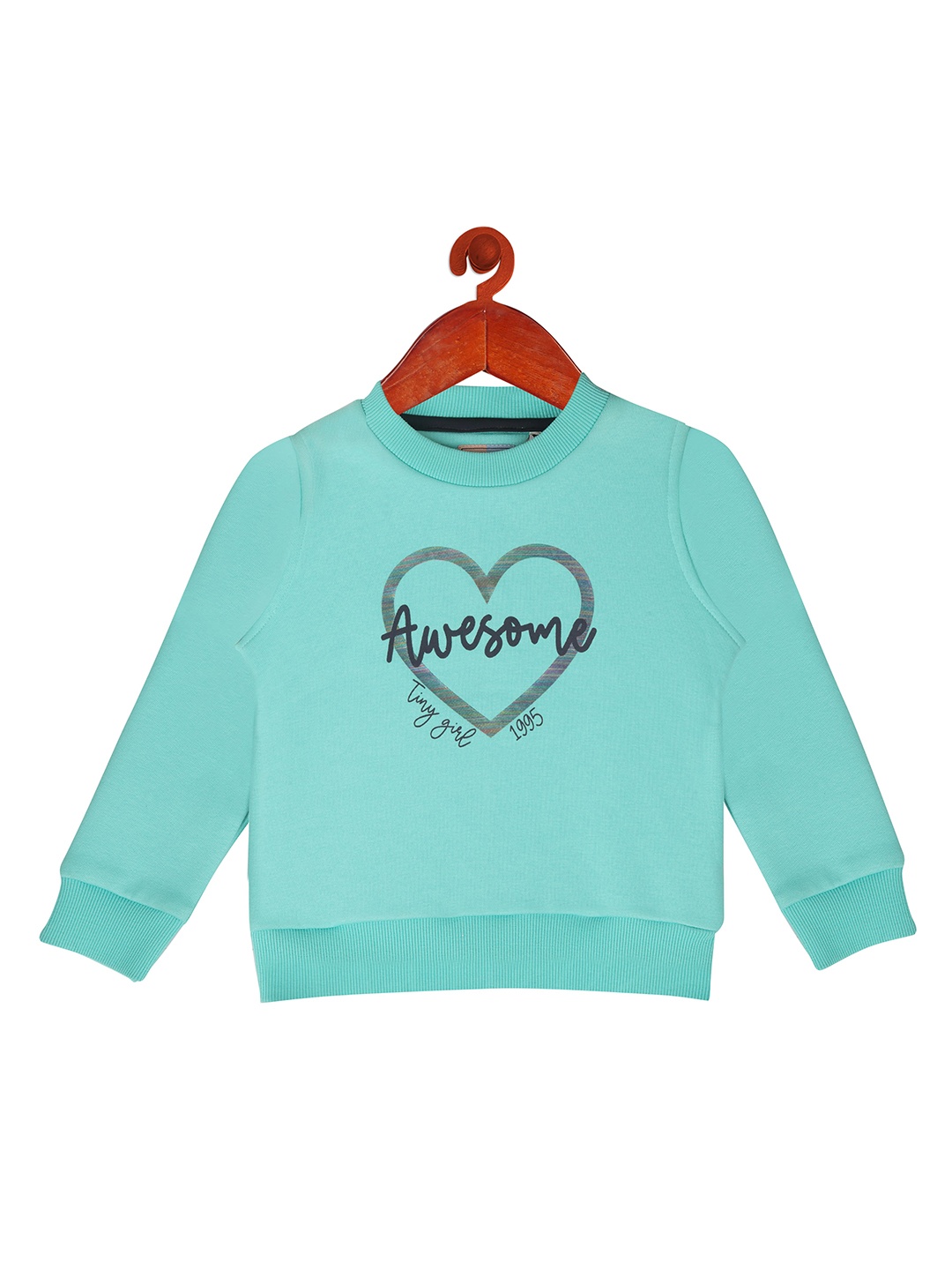 

Tiny Girl Girls Green Striped Sweatshirt