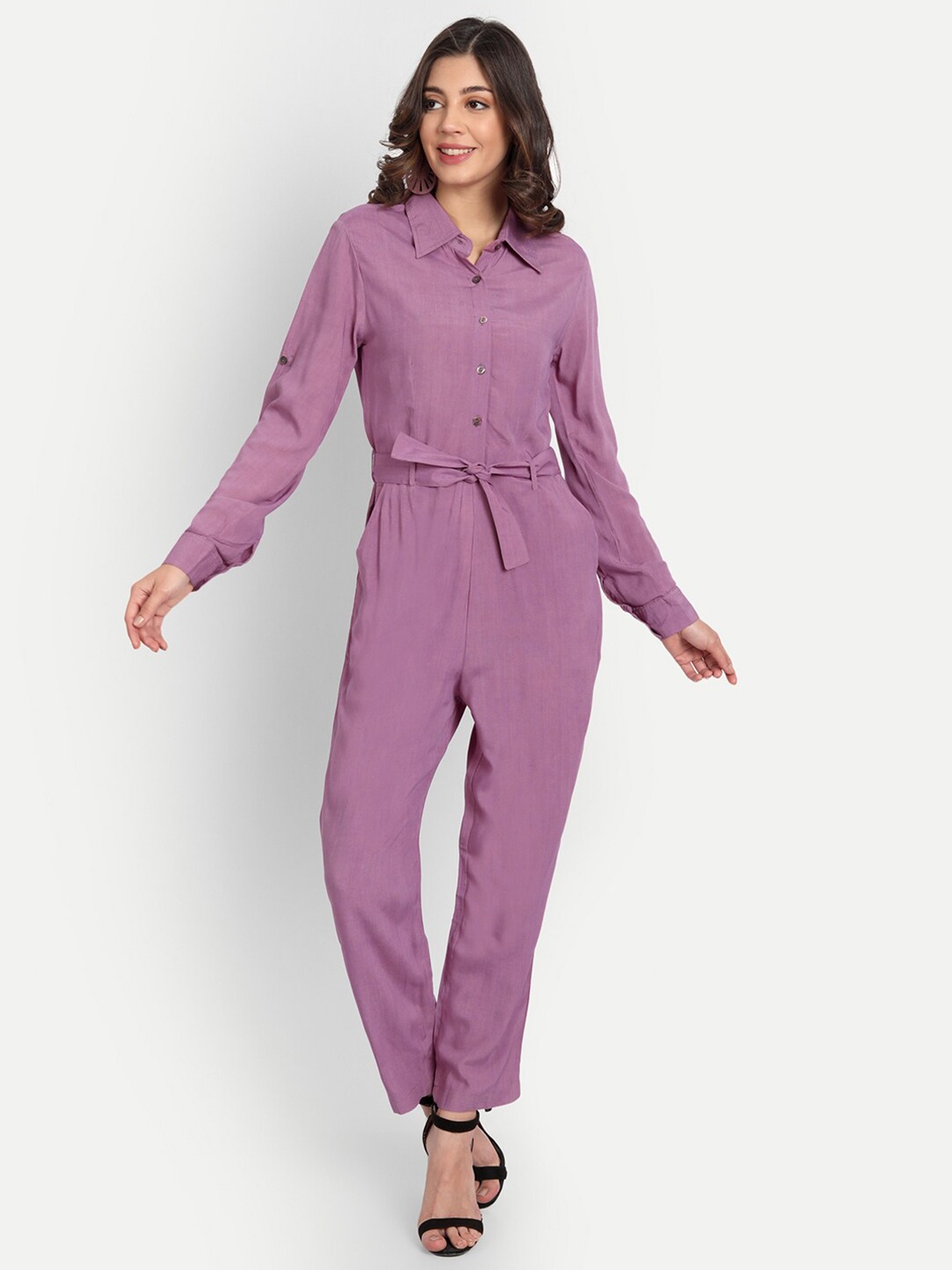 

ESSQUE Lavender Basic Jumpsuit