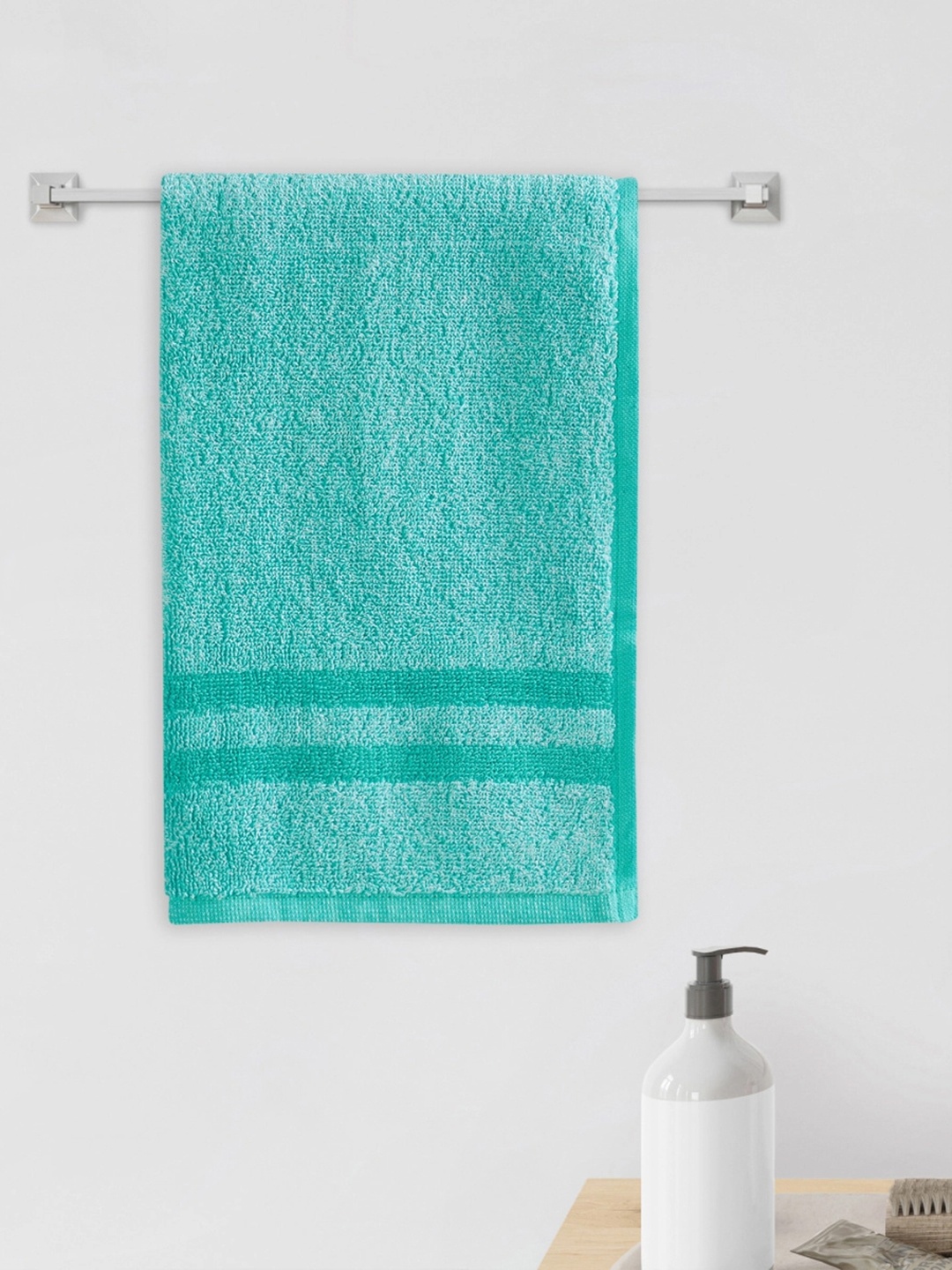 

Home Centre Pristine Sea Green 450 GSM Cotton Hand Towel