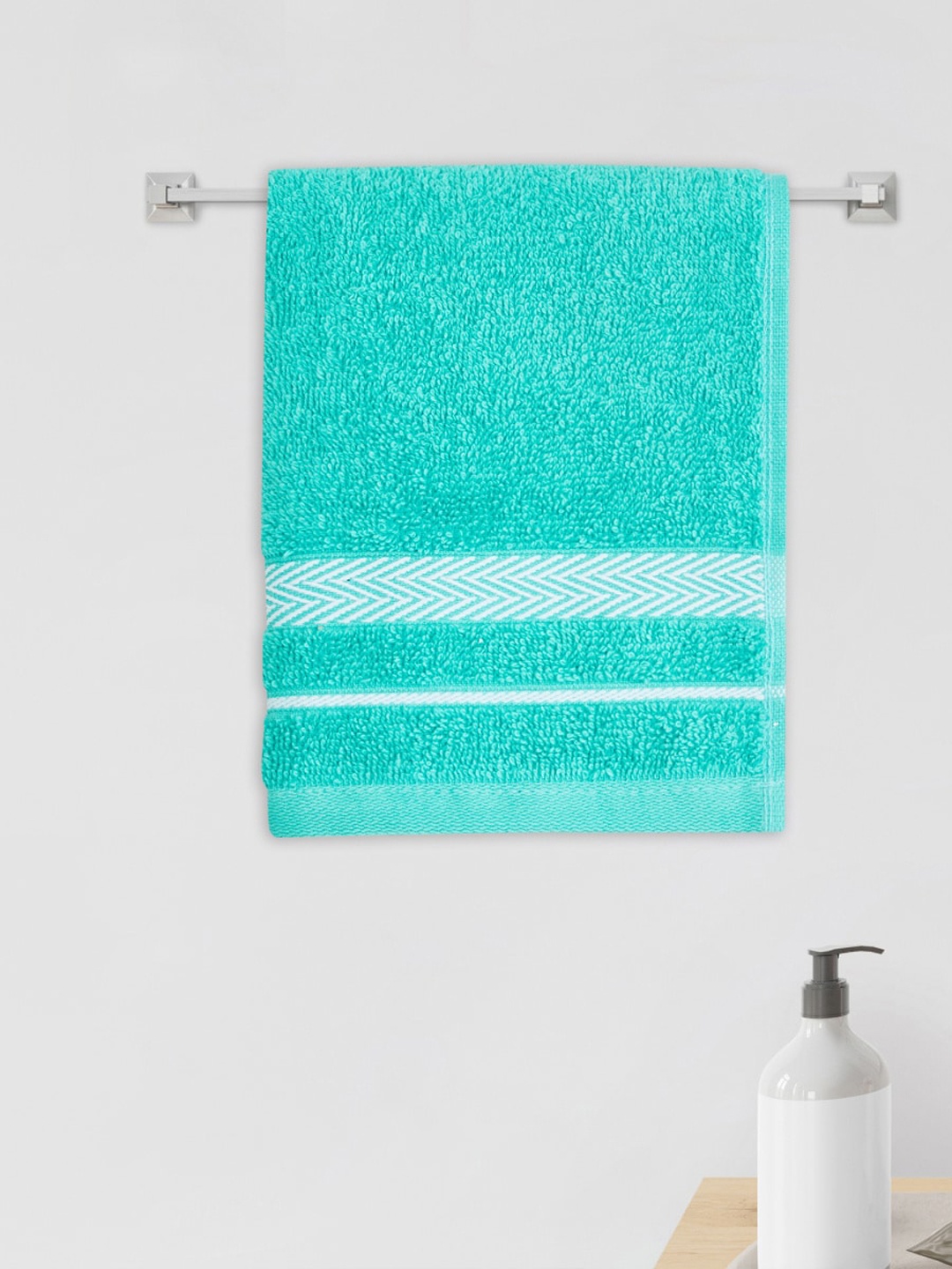 

Home Centre Colour Connect-Essence Blue Textured Cotton Face Towel