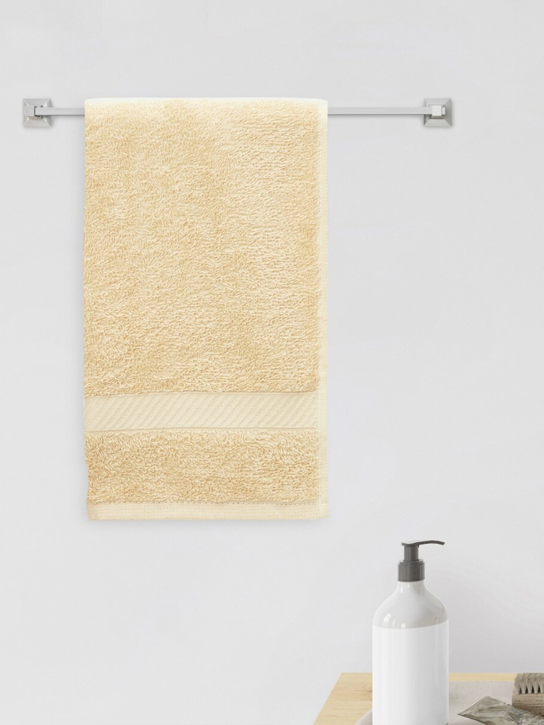 

Everyday Essentials Beige Textured Cotton Hand Towel