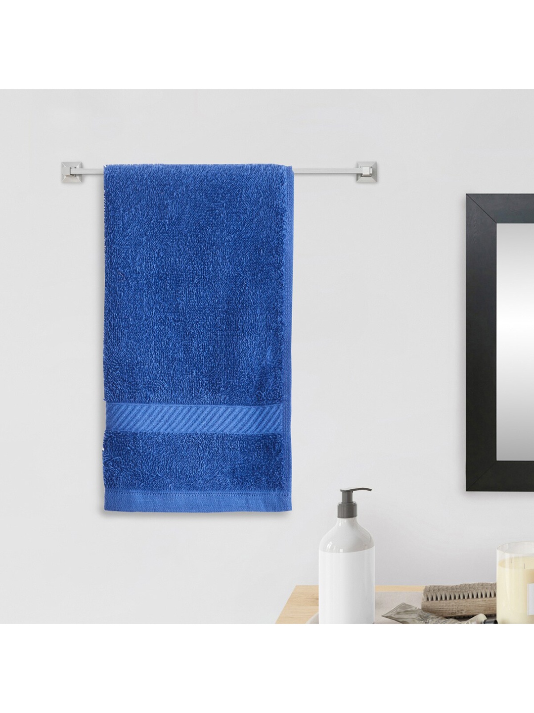 

Home Centre Hipo Blue 380 GSM Cotton Hand Towel