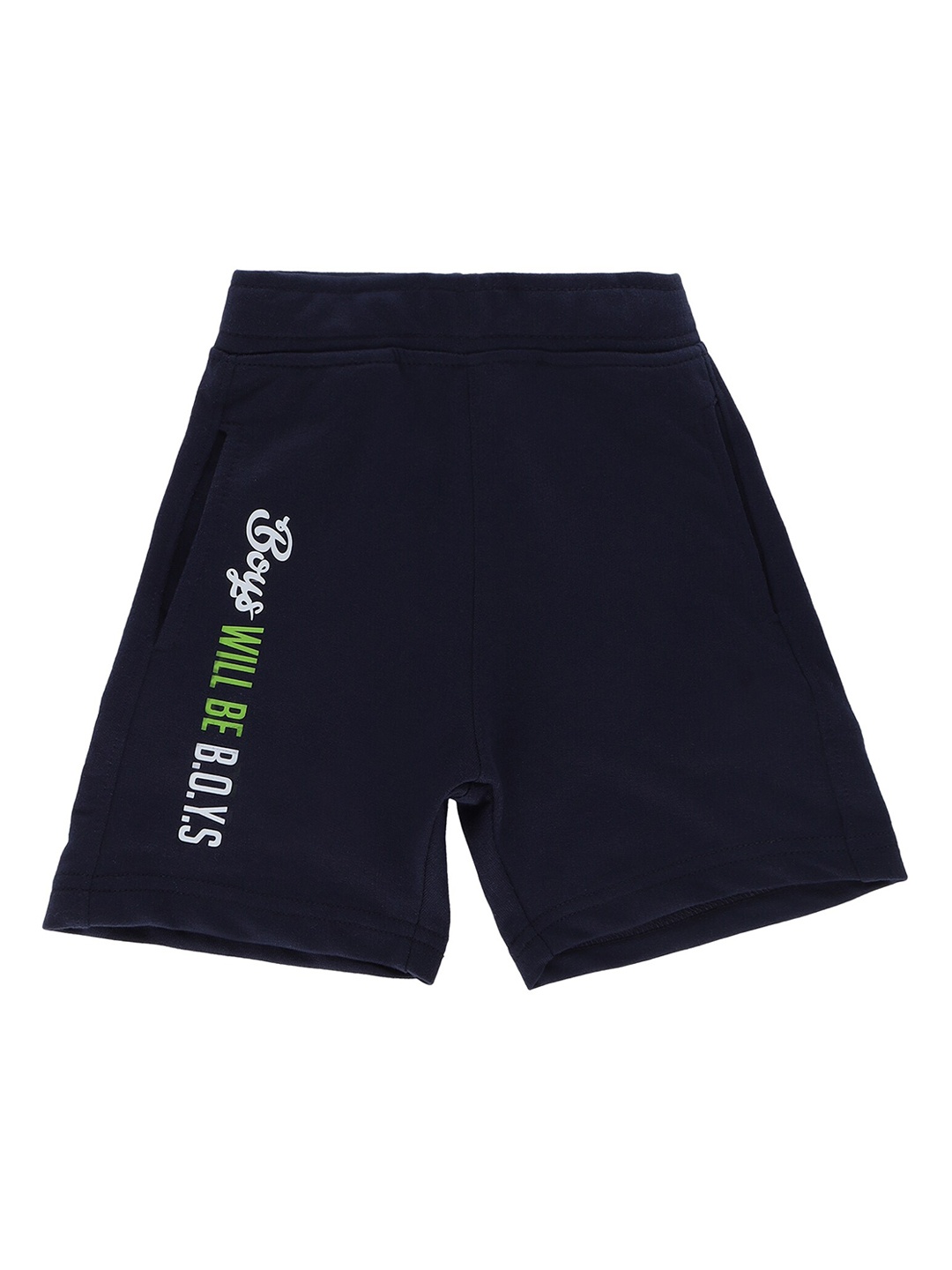 

DYCA Boys Navy Blue Solid Shorts