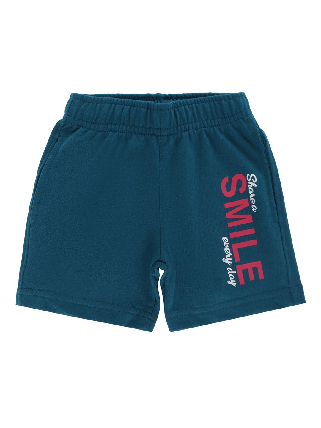 

DYCA Girls Blue Solid Cotton Shorts