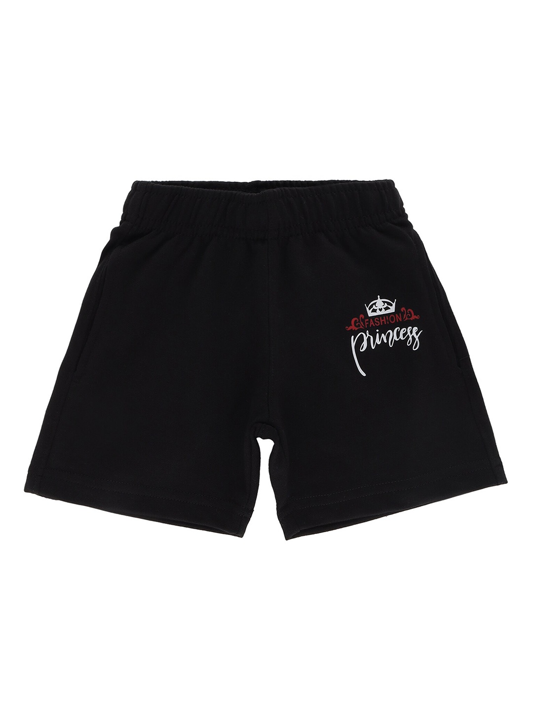 

DYCA Girls Black Solid Shorts