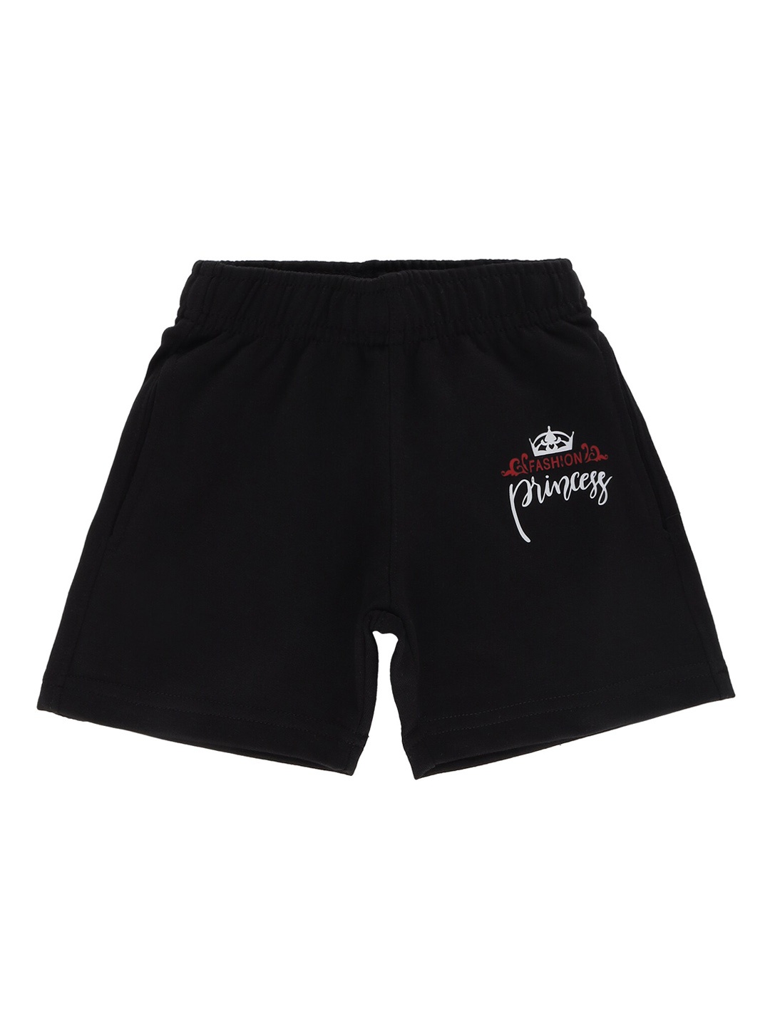 

DYCA Girls Black Solid Above Knee Shorts