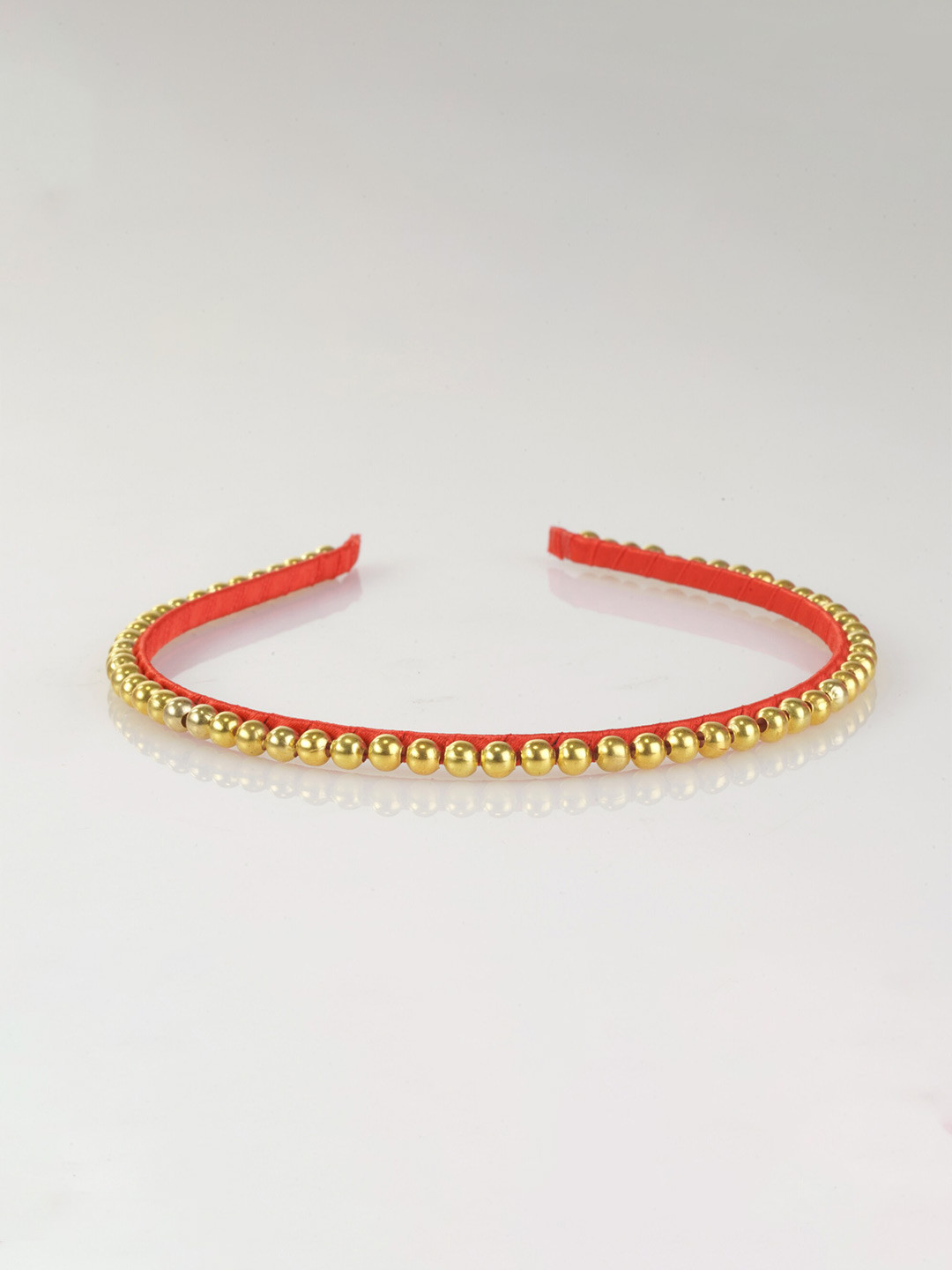 

Choko Women Gold-Toned & Red Embellished Hairband