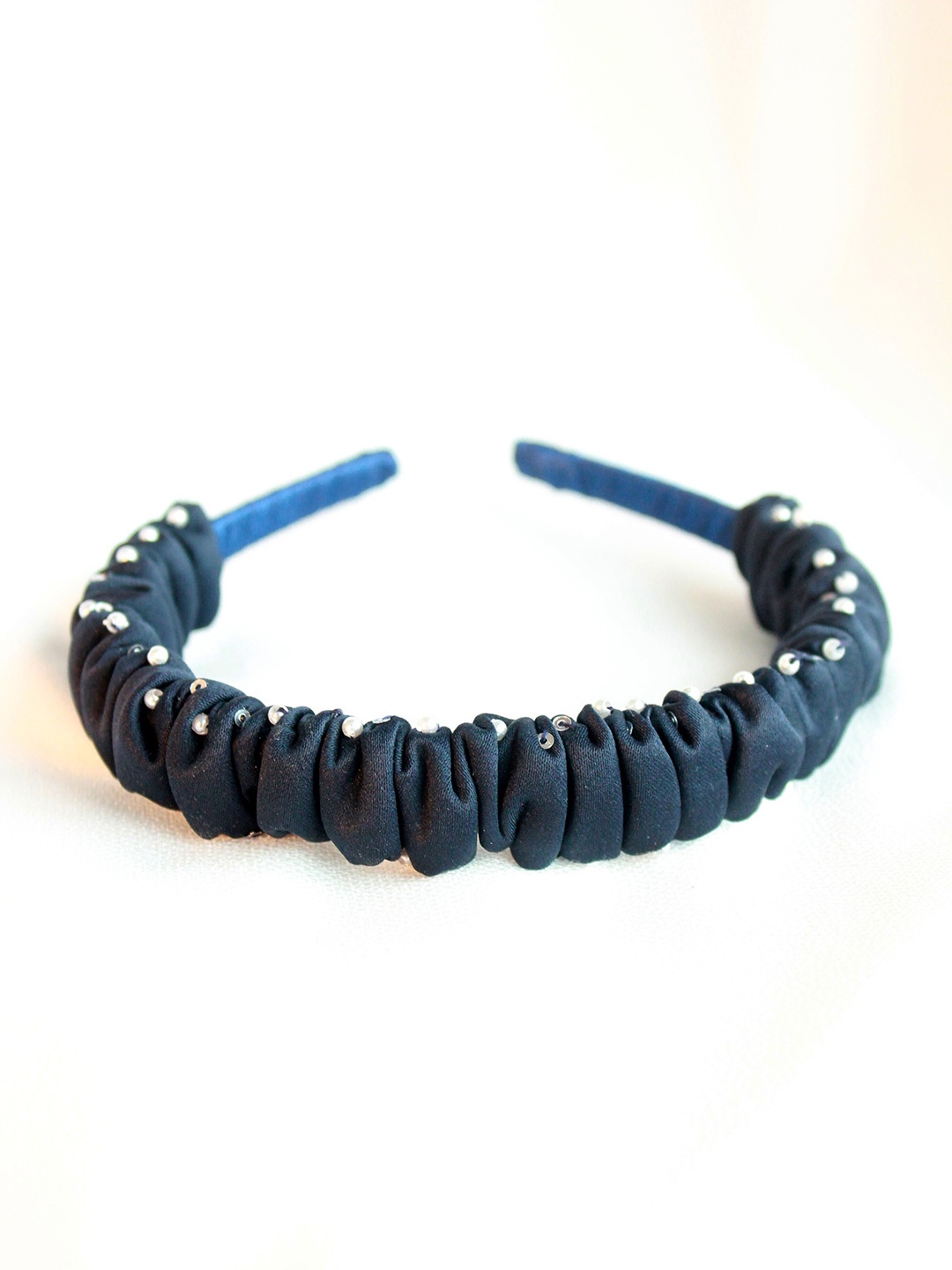 

Choko Women Blue & Black Beaded Hairband