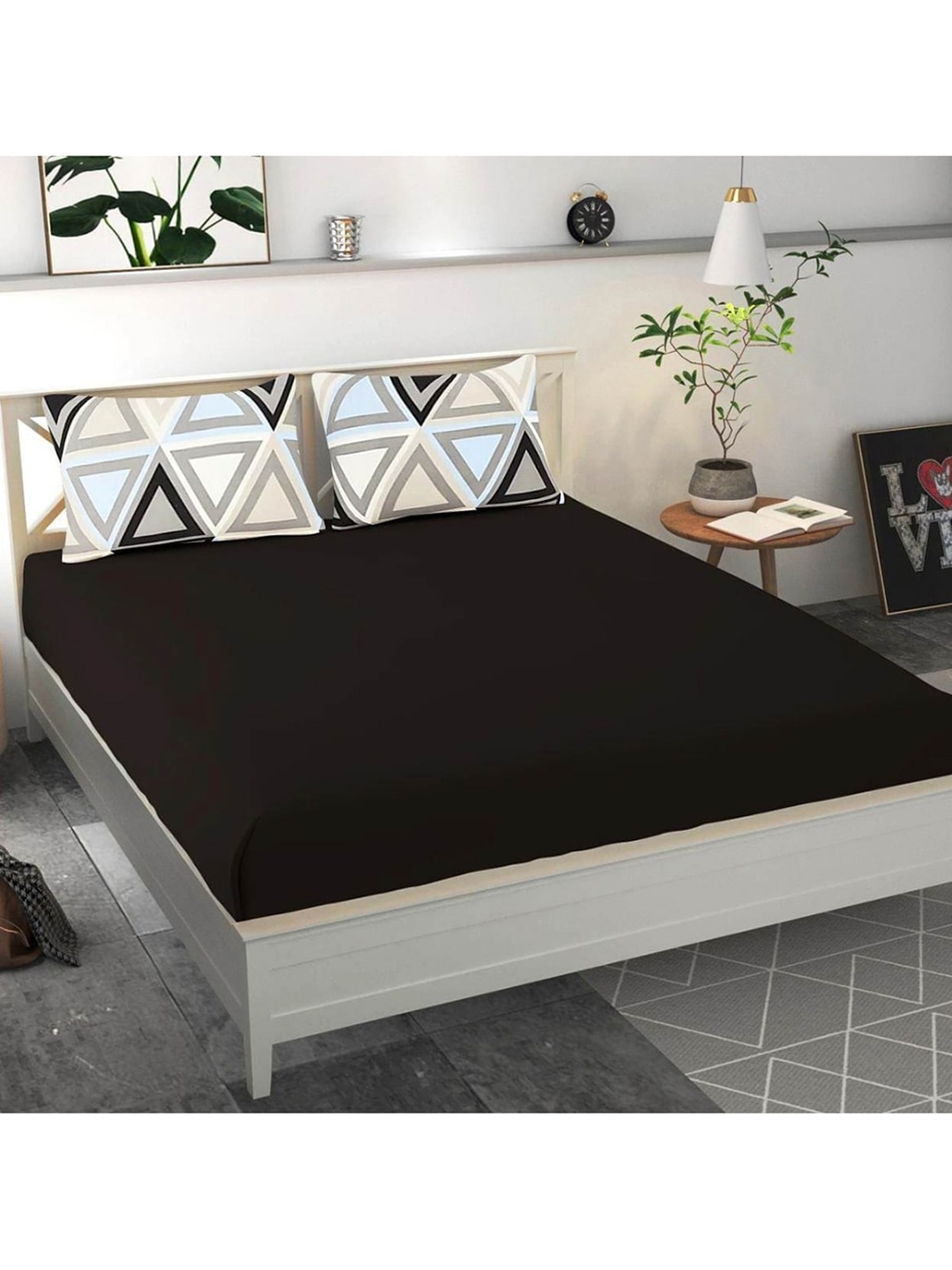 

BELVOSTUM Brown Bedsheet