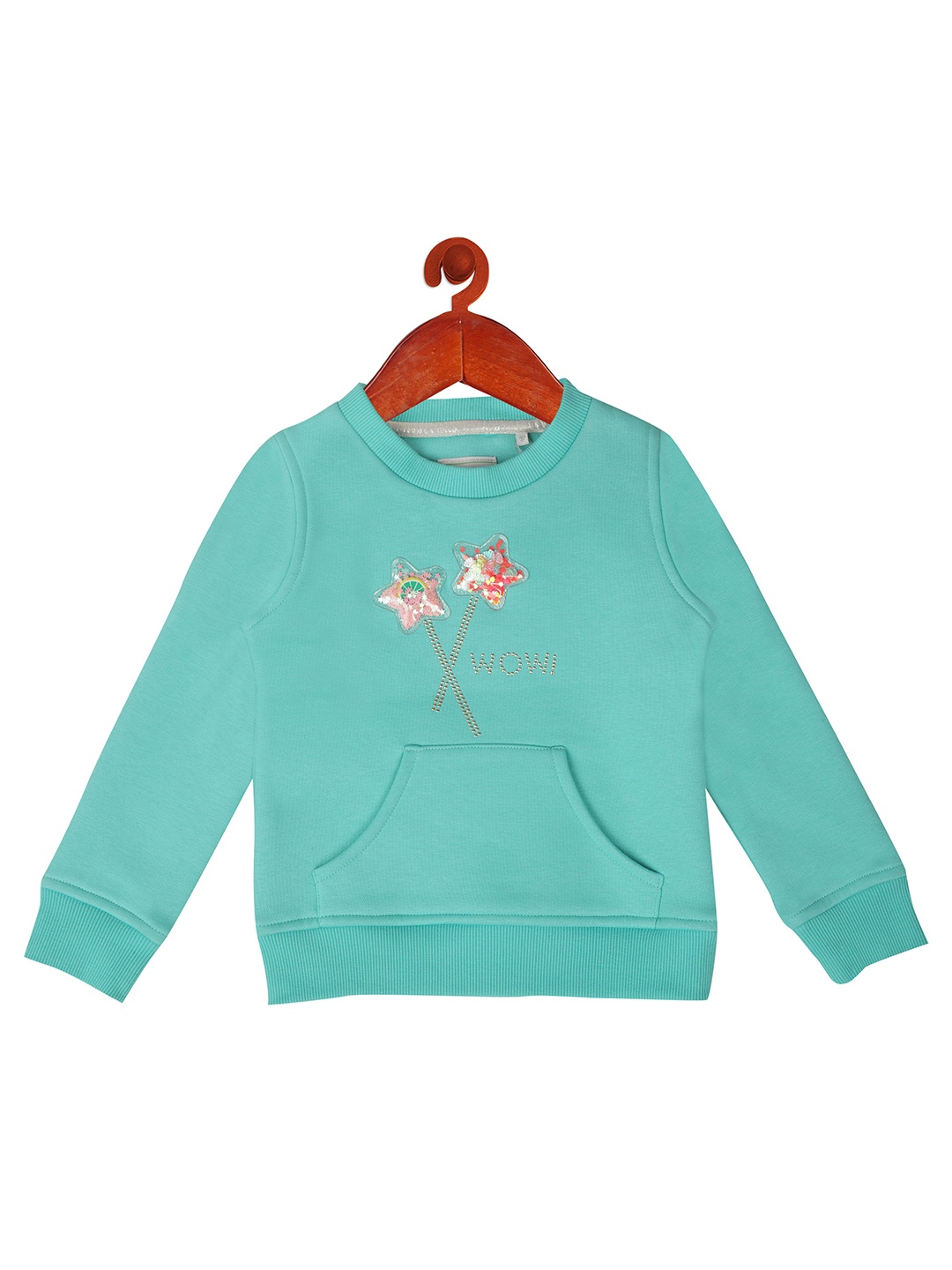 

Tiny Girl Girls Green Embellished Sweatshirt