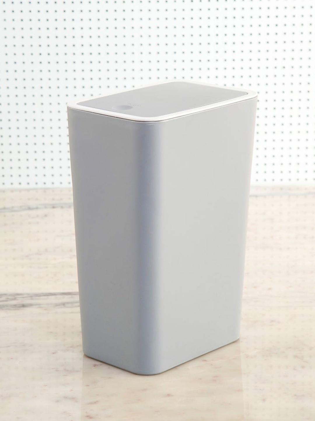 

Home Centre Grey Solid Push Bin