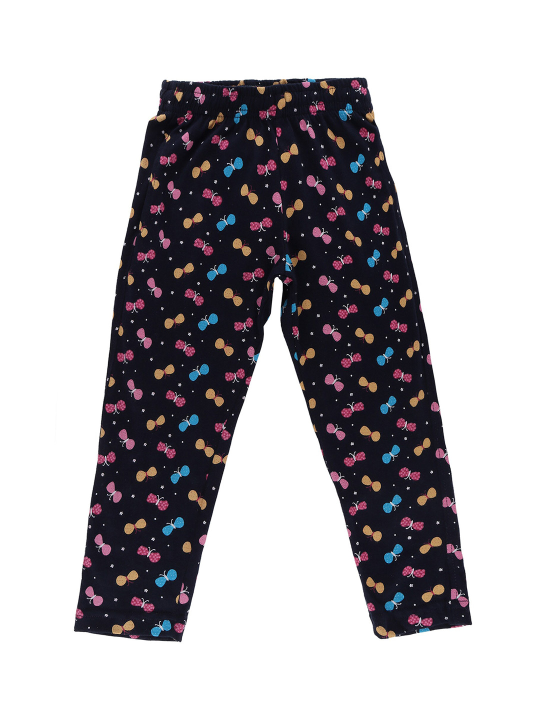 

DYCA Girls Navy Blue Printed Cotton Lounge Pants, Assorted