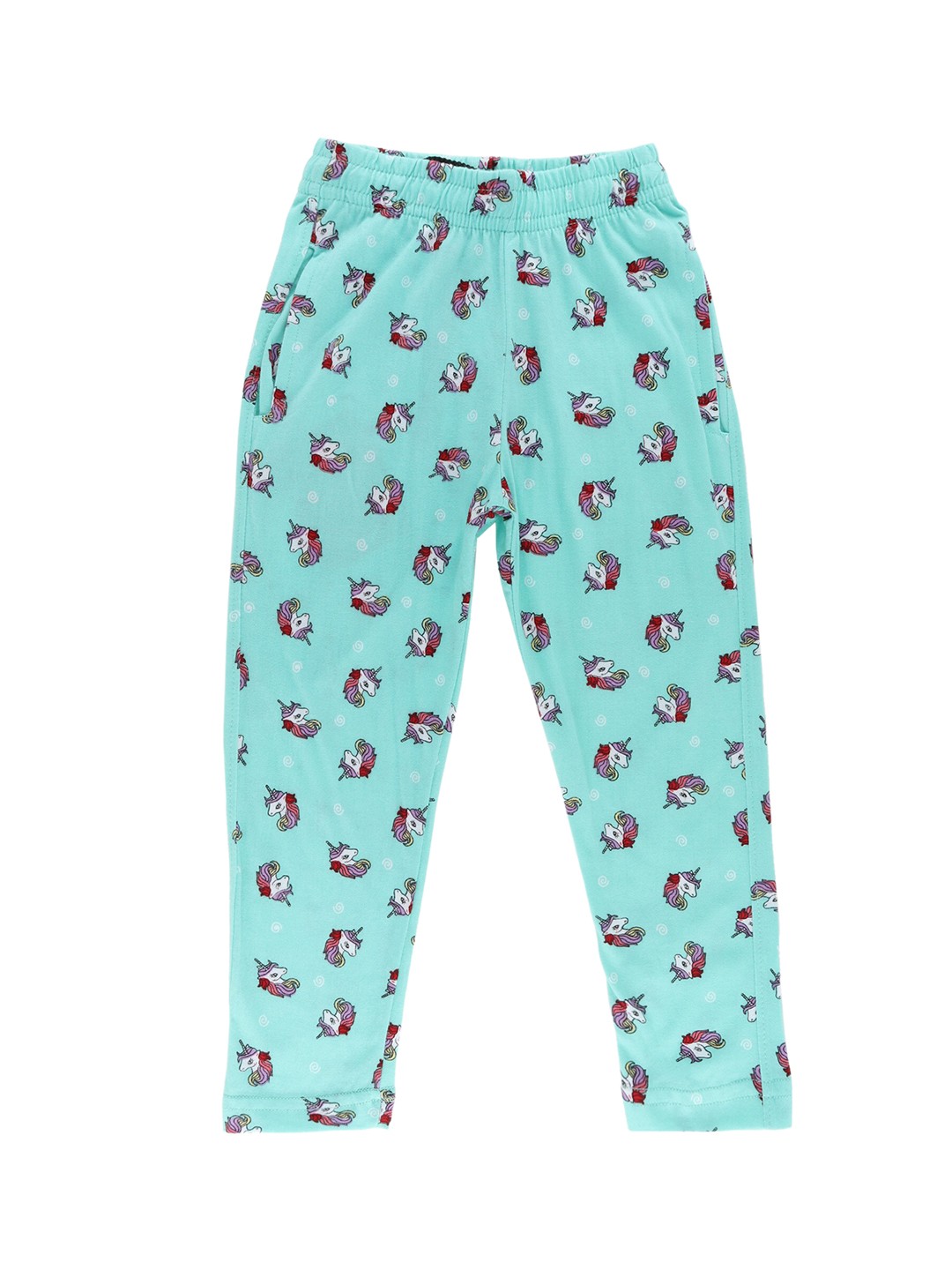 

DYCA Girls Green Printed Track Pants