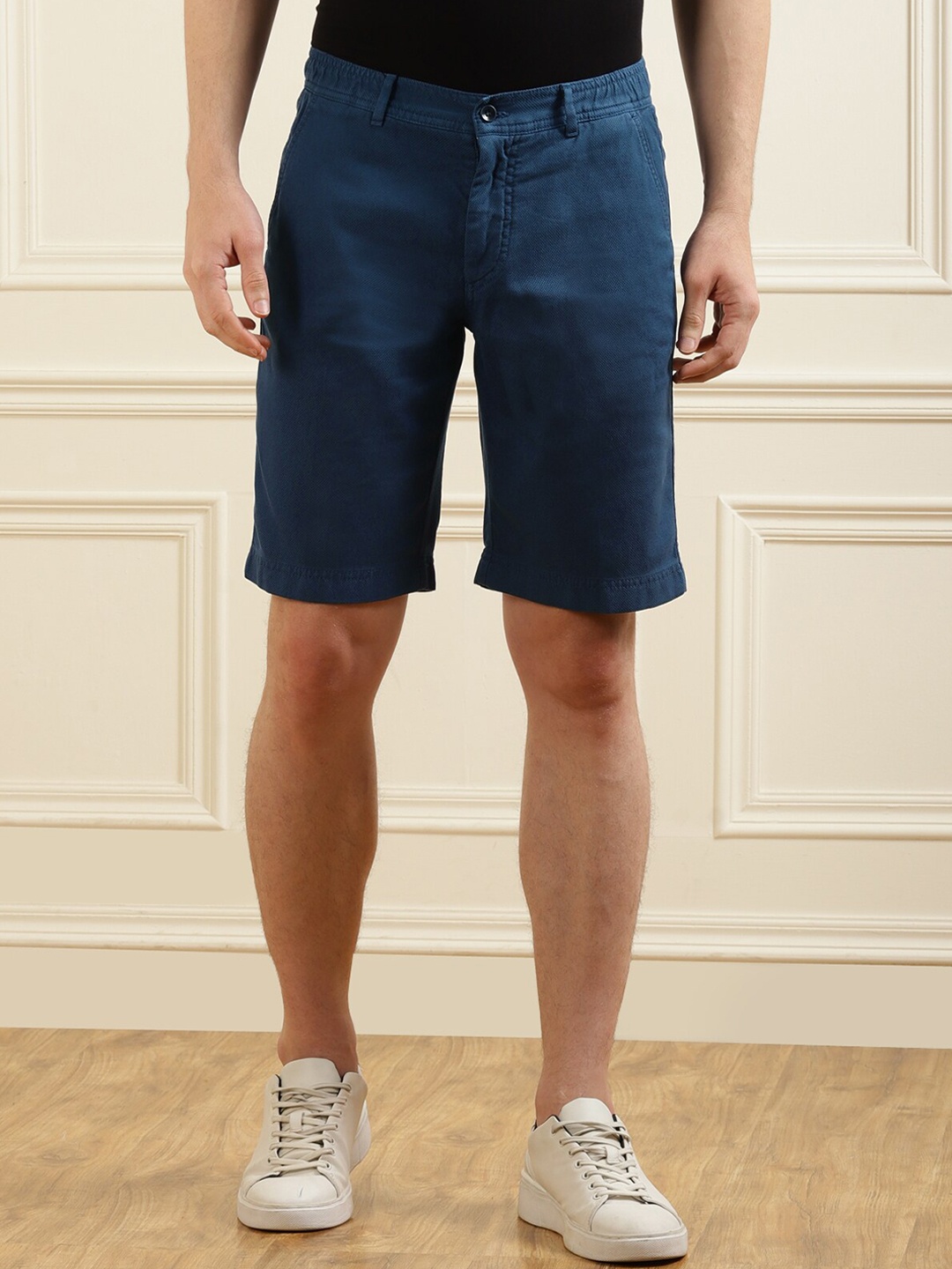 

HACKETT LONDON Men Blue Denim Shorts