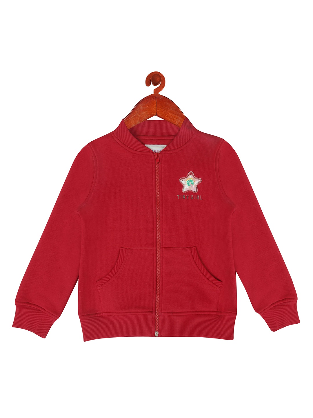 

Tiny Girl Girls Red Cotton Sweatshirt