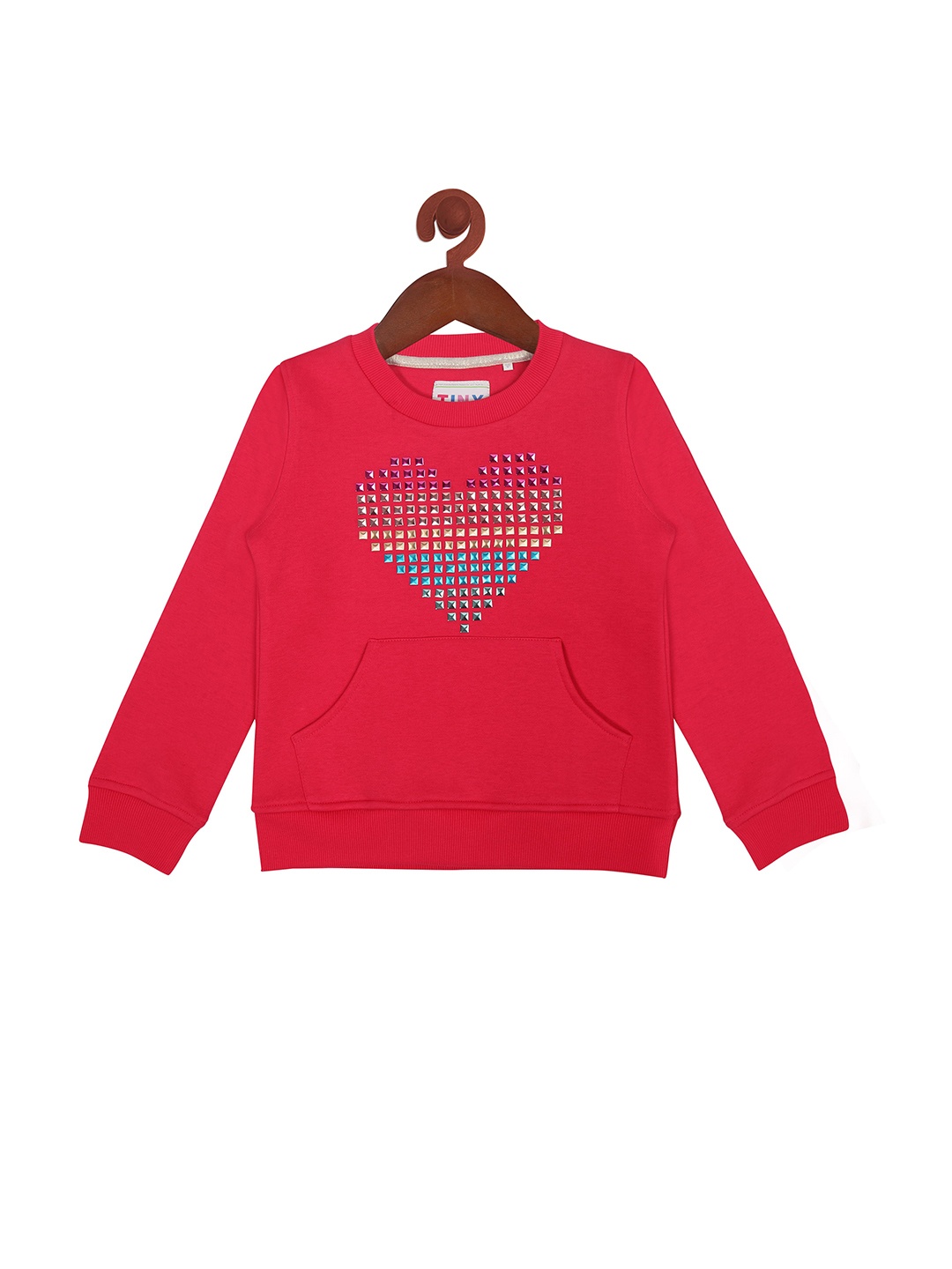 

Tiny Girl Girls Pink Embellished Sweatshirt