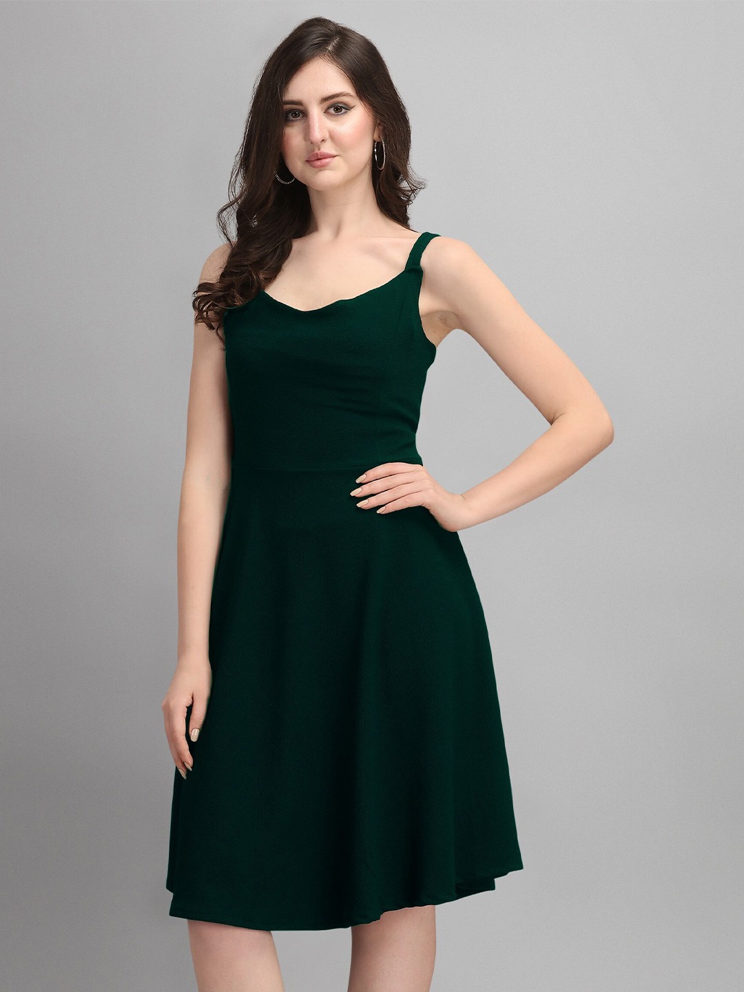

SHEETAL Women Associates Green Dress