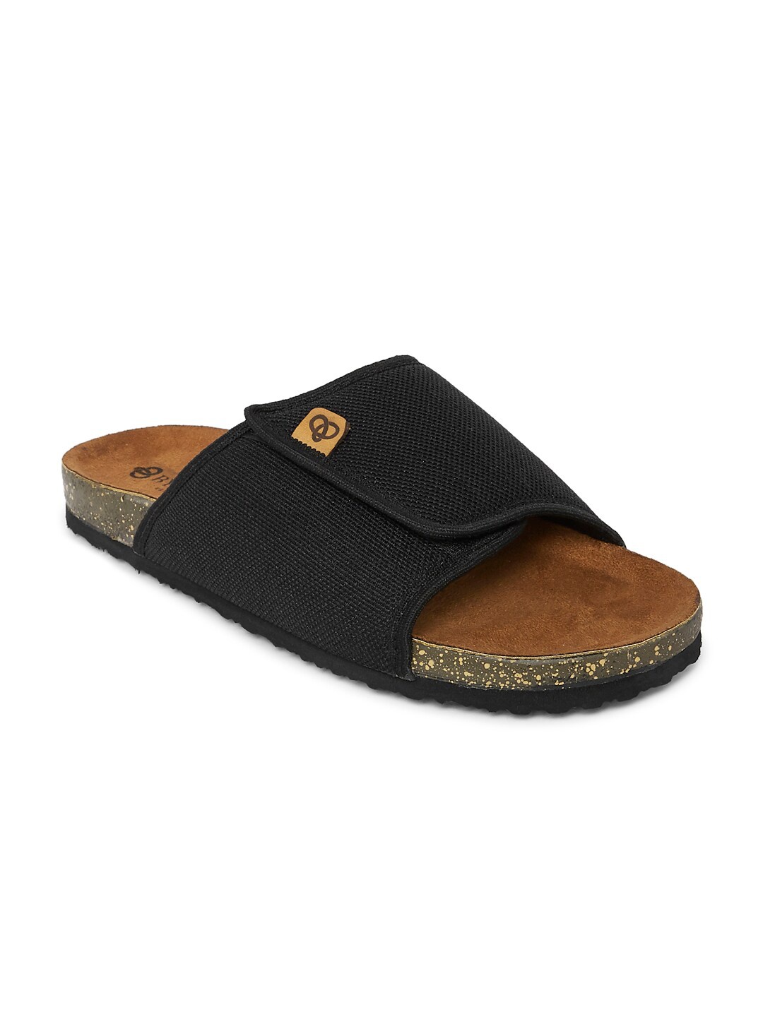 

BYFORD by Pantaloons Men Black Comfort Sandals